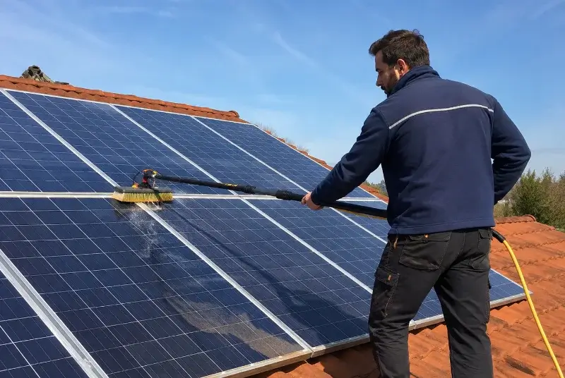 Nettoyage et entretien de panneaux solaires à Bessan