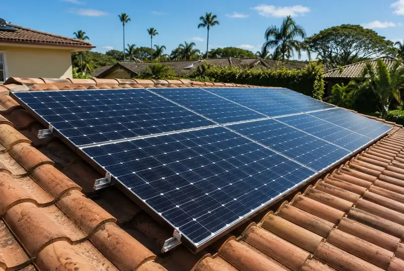 Installation de panneaux solaires à Bessan